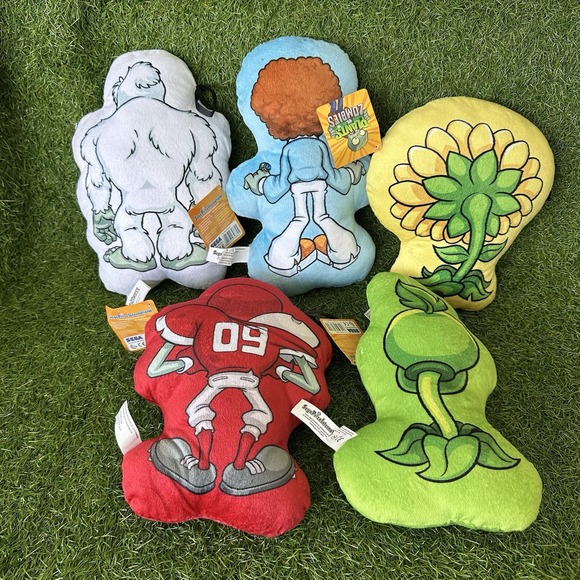 2016 Electronic Art's Sega Plants vs Zombies 12" Plush Lot Of 5 With Tags - Picture 10 of 12